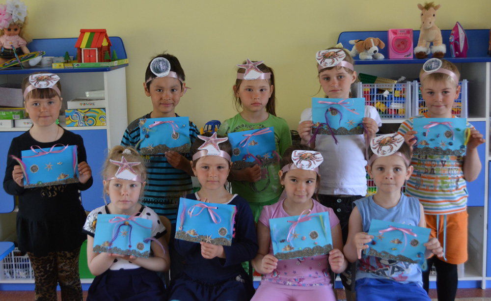 Беспозвоночные обитатели Тихого океана стали темой занятия в детском саду села Никольского